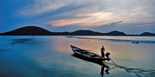 Chilka lake, Puri, Odisha